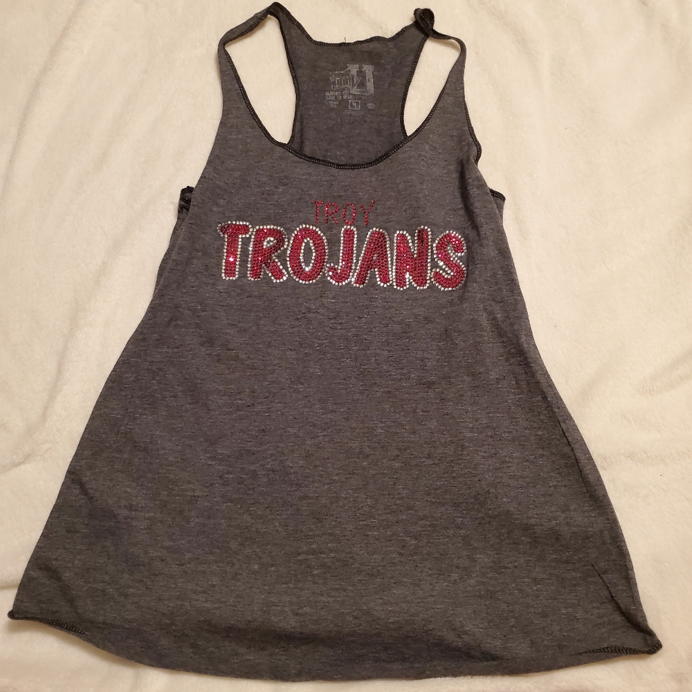 Troy Trojans Sparkly Tank